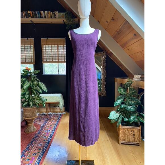 Vintage Dress Purple Tank Midi - Picture 4 of 4